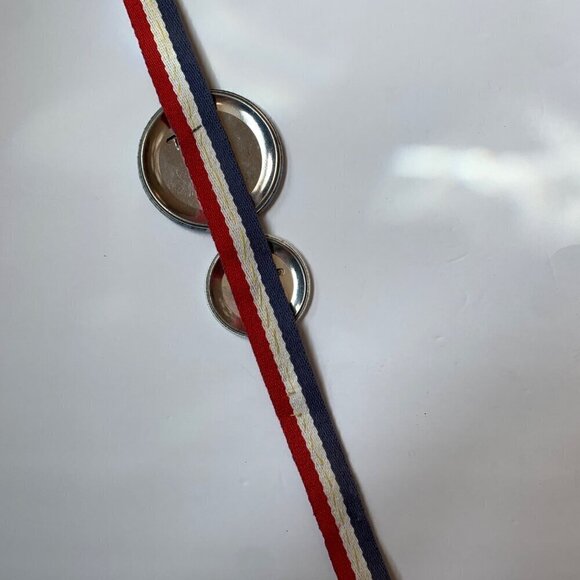 Vintage 1984 84 Ronald Reagan Political Pins on Ribbon I Heart Ron & Nancy Stay - Picture 6 of 7